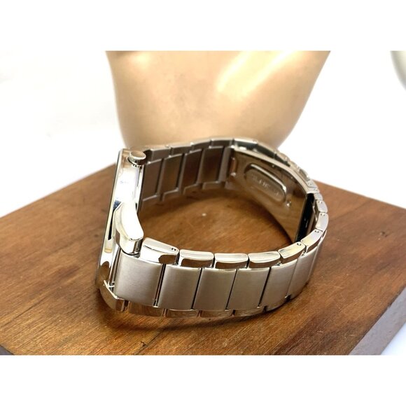 Citizen Men's Watch AU1060-51G Eco Drive Diamond Accent Black Dial Silver Steel - Picture 9 of 14